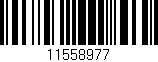 Código de barras (EAN, GTIN, SKU, ISBN): '11558977'