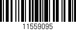 Código de barras (EAN, GTIN, SKU, ISBN): '11559095'