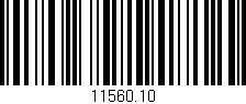 Código de barras (EAN, GTIN, SKU, ISBN): '11560.10'