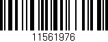 Código de barras (EAN, GTIN, SKU, ISBN): '11561976'