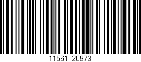 Código de barras (EAN, GTIN, SKU, ISBN): '11561/20973'