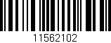 Código de barras (EAN, GTIN, SKU, ISBN): '11562102'