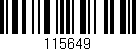 Código de barras (EAN, GTIN, SKU, ISBN): '115649'