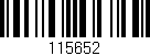 Código de barras (EAN, GTIN, SKU, ISBN): '115652'