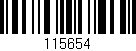 Código de barras (EAN, GTIN, SKU, ISBN): '115654'