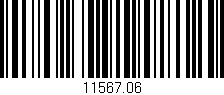 Código de barras (EAN, GTIN, SKU, ISBN): '11567.06'