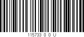 Código de barras (EAN, GTIN, SKU, ISBN): '115733_0_0_U'