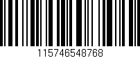 Código de barras (EAN, GTIN, SKU, ISBN): '115746548768'