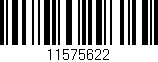 Código de barras (EAN, GTIN, SKU, ISBN): '11575622'