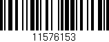 Código de barras (EAN, GTIN, SKU, ISBN): '11576153'