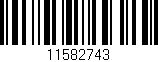Código de barras (EAN, GTIN, SKU, ISBN): '11582743'