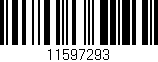 Código de barras (EAN, GTIN, SKU, ISBN): '11597293'