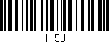 Código de barras (EAN, GTIN, SKU, ISBN): '115J'