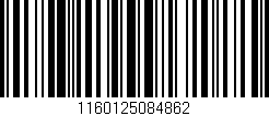 Código de barras (EAN, GTIN, SKU, ISBN): '1160125084862'