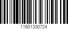 Código de barras (EAN, GTIN, SKU, ISBN): '11601330724'