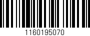 Código de barras (EAN, GTIN, SKU, ISBN): '1160195070'