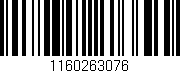 Código de barras (EAN, GTIN, SKU, ISBN): '1160263076'