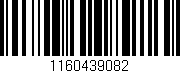 Código de barras (EAN, GTIN, SKU, ISBN): '1160439082'