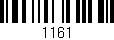 Código de barras (EAN, GTIN, SKU, ISBN): '1161'