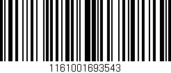 Código de barras (EAN, GTIN, SKU, ISBN): '1161001693543'