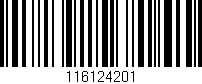 Código de barras (EAN, GTIN, SKU, ISBN): '116124201'