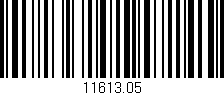 Código de barras (EAN, GTIN, SKU, ISBN): '11613.05'