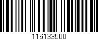 Código de barras (EAN, GTIN, SKU, ISBN): '116133500'