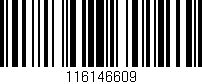 Código de barras (EAN, GTIN, SKU, ISBN): '116146609'