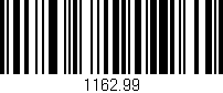 Código de barras (EAN, GTIN, SKU, ISBN): '1162.99'