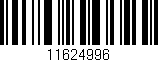 Código de barras (EAN, GTIN, SKU, ISBN): '11624996'