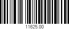 Código de barras (EAN, GTIN, SKU, ISBN): '11625.00'