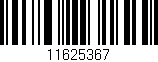 Código de barras (EAN, GTIN, SKU, ISBN): '11625367'