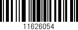 Código de barras (EAN, GTIN, SKU, ISBN): '11626054'