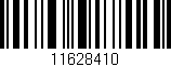 Código de barras (EAN, GTIN, SKU, ISBN): '11628410'