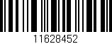 Código de barras (EAN, GTIN, SKU, ISBN): '11628452'