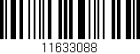 Código de barras (EAN, GTIN, SKU, ISBN): '11633088'