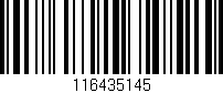 Código de barras (EAN, GTIN, SKU, ISBN): '116435145'
