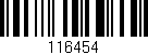 Código de barras (EAN, GTIN, SKU, ISBN): '116454'