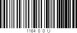 Código de barras (EAN, GTIN, SKU, ISBN): '1164_0_0_U'