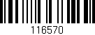 Código de barras (EAN, GTIN, SKU, ISBN): '116570'