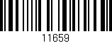 Código de barras (EAN, GTIN, SKU, ISBN): '11659'
