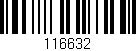 Código de barras (EAN, GTIN, SKU, ISBN): '116632'