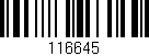 Código de barras (EAN, GTIN, SKU, ISBN): '116645'