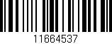 Código de barras (EAN, GTIN, SKU, ISBN): '11664537'