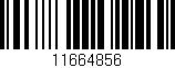 Código de barras (EAN, GTIN, SKU, ISBN): '11664856'