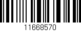Código de barras (EAN, GTIN, SKU, ISBN): '11668570'