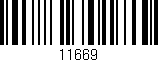 Código de barras (EAN, GTIN, SKU, ISBN): '11669'