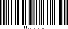 Código de barras (EAN, GTIN, SKU, ISBN): '1166_0_0_U'