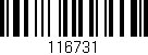 Código de barras (EAN, GTIN, SKU, ISBN): '116731'
