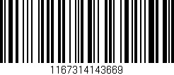 Código de barras (EAN, GTIN, SKU, ISBN): '1167314143669'